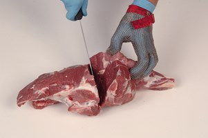 Leg – dice and meaty bones Meat Cut Spec Step 6